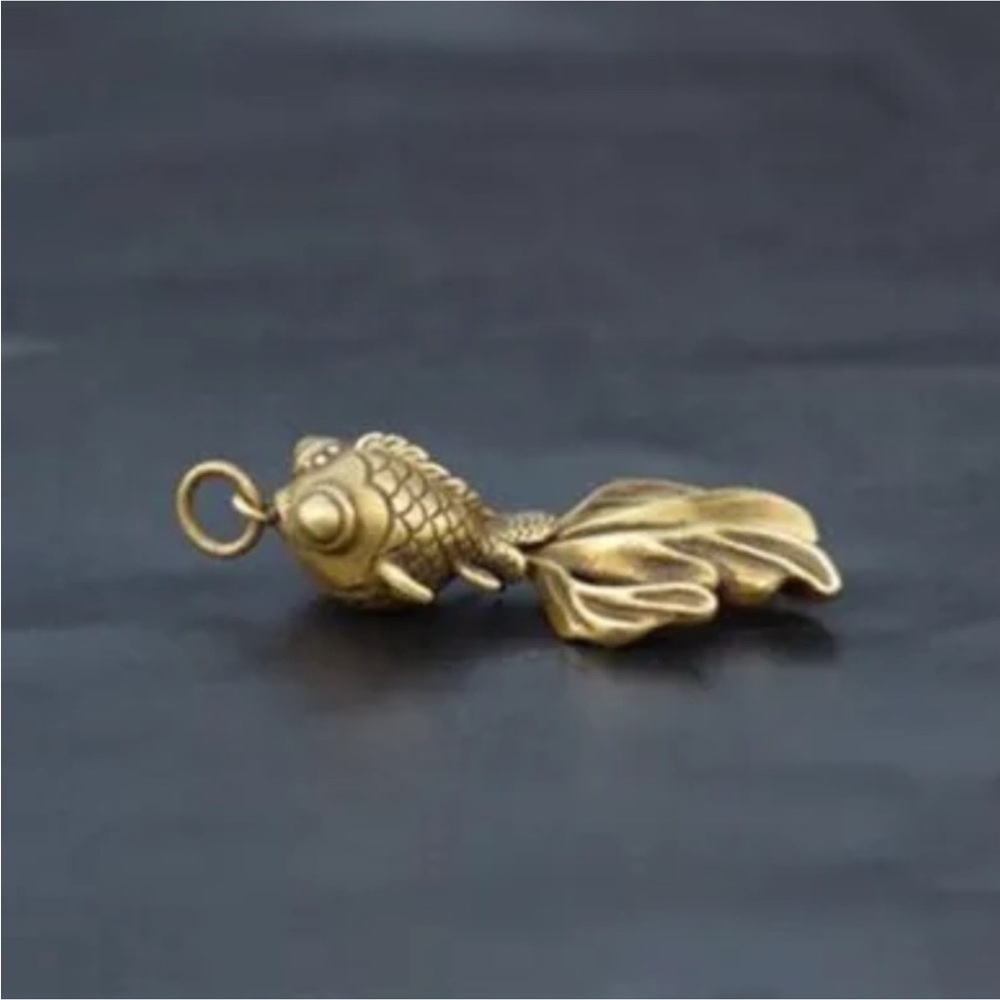 Brass Fish Pendant - Picture 3 of 7